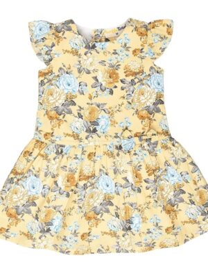 Girls - Floral Printed Dress | Stylish Flared Frock for Casual, Party