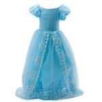 Princess Flower Girls Long Pageant Tulle Wedding Prom Party Gown Dress 130cm Light Blue | Clothing Shoes & Accessories | Kids Clothing Shoes & Accs | Girls Clothing (Sizes 4 & Up) | Dresses