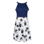 Women's Floral Sleeveless Off-Shoulder Party Prom Swing Dress White XL | Dresses | Womens Clothing
