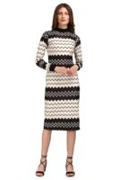 Women’s Bodycon Knee Length Dress (Beige)