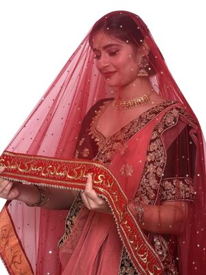 Women's Self Design Net Dupatta