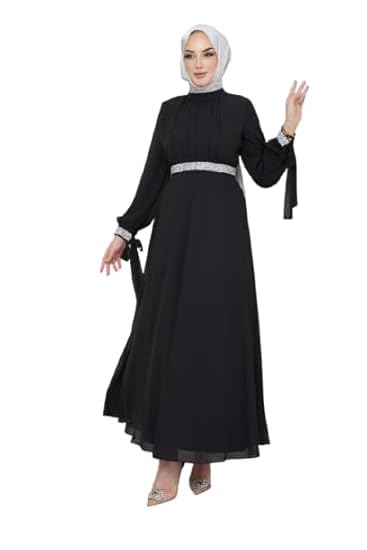 Abaya Georgette Full Sleeve Length Stylish Abaya Dress for Women for Girl