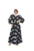 Georgette Full Sleeve Length Stylish Abaya Dress for Women