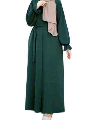 Abaya Burqa Dress's for Women Stitched Burkha | Casual Wear Abaya Burqa(Teal Blue)