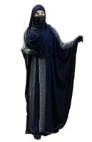 Nida Fabric Free Size Muslim Burqa/Abaya & Burkha Dress For Muslim Women(Black)