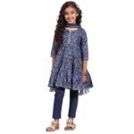 Girl's Cotton Printed Kurta Set