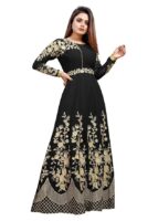 Women's Georgette Embroidered Semi-Stitched Gown