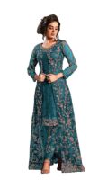 Women's Anarkali Long Gown(Green)