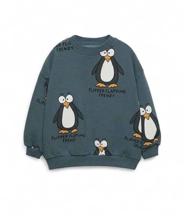 Boys & Girls Oversized Sweatshirt | Graphic Print | Age 3-10 Years | Warm & Comfortable Kids Pullover